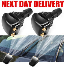 x2 Universal Car Windscreen Sprayer Washer Wiper Nozzle Front Window Spray Jet