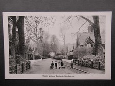 Houses & Children Model Village CANFORD MAGNA Wimborne Dorset *Vintage* c1904