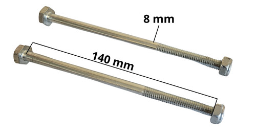 Nu205 set mounting - of, bolts