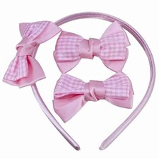 Girls bow headband aliceband - girls,