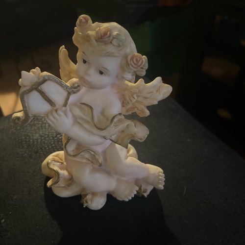 Cherub with harp - cherub,