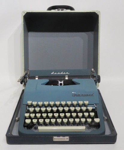 Typewriter underwood leader - typewriter, "leader"