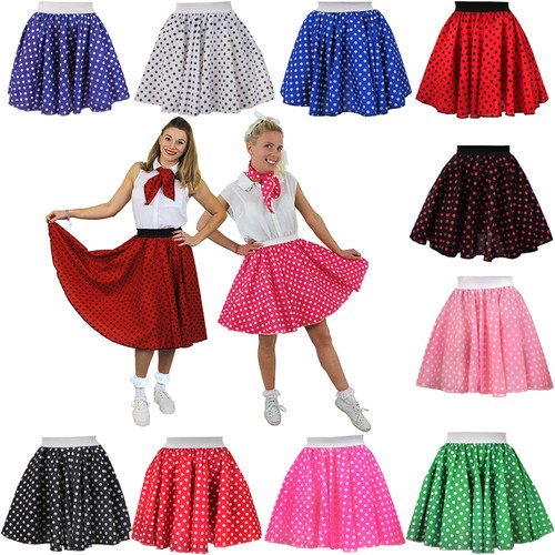 Ladies polka dot skirts - skirts, 1960s