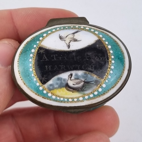 Antique 18thc bilston - antique, enamel
