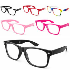 CLEAR LENS GLASSES Adults Nerd