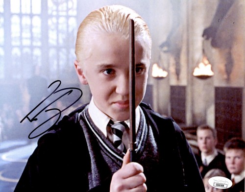 Tom felton signed 8x10 photo - tom,