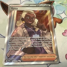 Pokemon Prismatic Evolution Tyme 143/131 Full Art Trainer