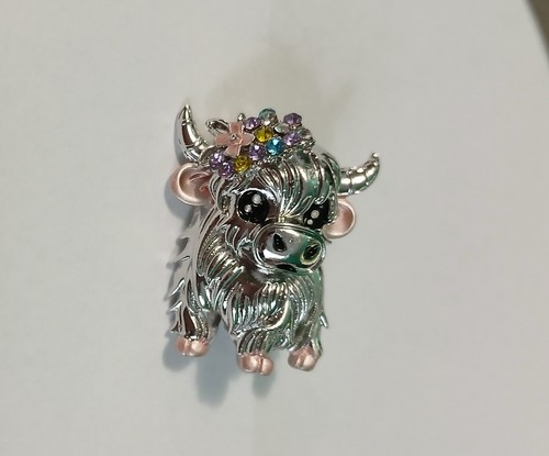 Flower rhinestone enamel - flower,