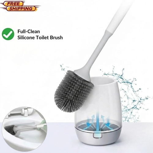 Soft silicone bristle - bristle, toilet