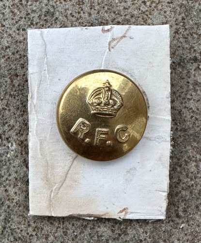 Ww1 rfc brass button - rfc,