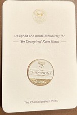 2024 Wimbledon 137th Champions Room Enamel Brooch Pin Badge  New