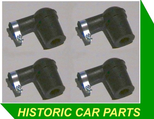 Angled black rubber plug - black,
