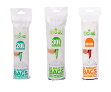 Brabantia & Simple Human Compatible drawstring Bin liner bags Kitchen Home