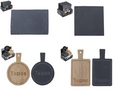 Tapas Boards Slate Bamboo Wood