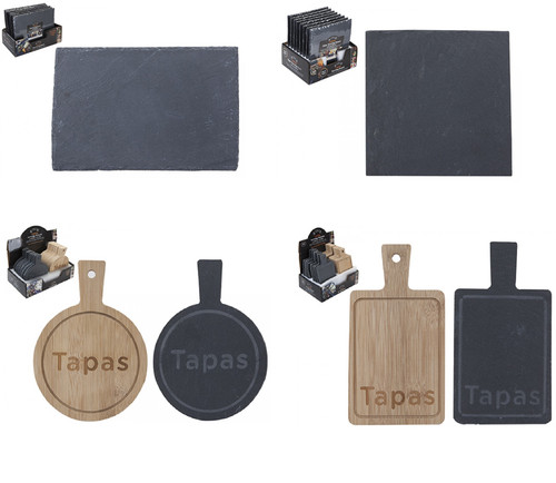 Tapas boards slate bamboo - slate,