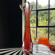 1970's Retro Red Clear Italian