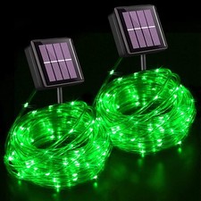 2X LED String Light Solar Rope Light Outdoor Waterproof Light Fairy Garden Party