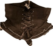 Necessary evil zip Up Corset