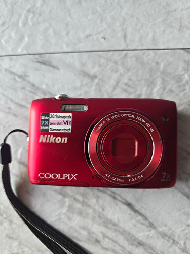 Nikon coolpix s3500 red - s3500,