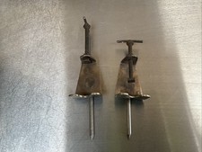 Home made Trammel Point Set Scribing Measuring Tool 2pc