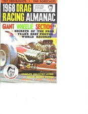 1968 drag racing almanac - almanac, by