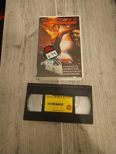 Severance vhs video big - severance, box