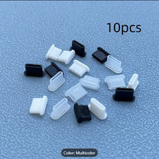 10 pieces Anti-Dust Plugs for Type-C Charging Ports - Durable Protective Cove