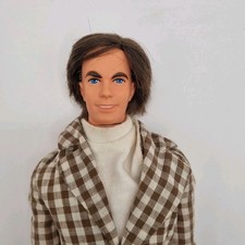Mod Hair Ken Doll With Original Outfit Vintage 1970s Mattel Barbie Friend