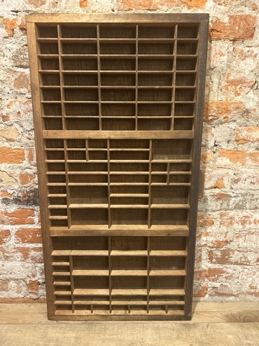 Antique wooden printers drawer - wooden,