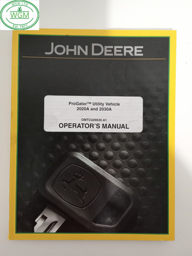 John deere 2020a 2030a pro - john,