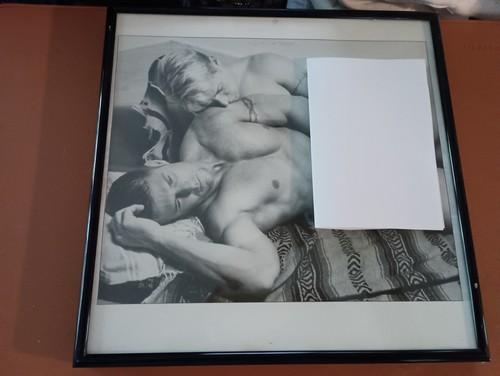 Vintage framed calendar - framed,