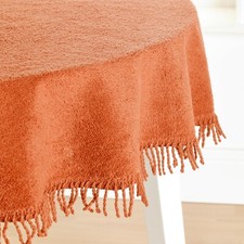 TRADITIONAL TABLECLOTH RECTANGULAR 137x183cm Chenille Tablecloth Candlewick