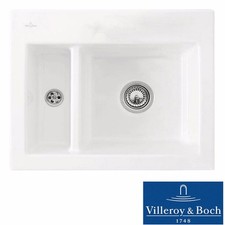 Villeroy & Boch Subway 60 XM 1.5 Bowl White Ceramic Kitchen Sink LHSB - NO WASTE