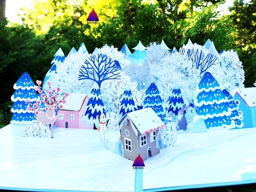 Pop greeting card - 3d,