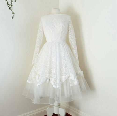 1950s 1960s wedding dress - 1950s/1960s,
