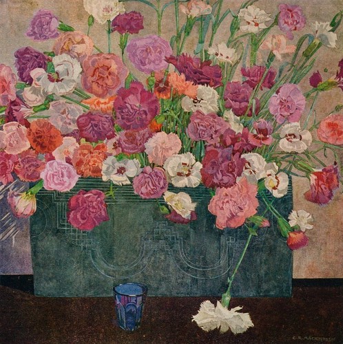 Floral vase charles rennie - charles,