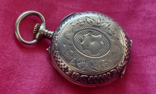 Antique silver pocket watch - pocket,