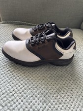 Footjoy Greenjoys Classic White/Brown Golf Shoes UK 7 EU 41 US 8M 