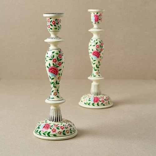 Hand painted kashmiri - hand, floral
