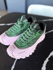 Moncler Green Pink Low Top