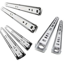 1-10 Pairs 182mm-700mm Draw Slide Drawer Runners Home Kitchen Bathroom Slides UK