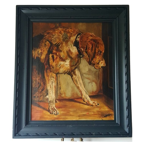 Antique oil painting - antique,