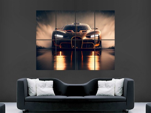 Bugatti veyron poster super - bugatti,