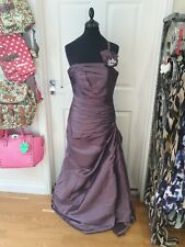 JORA COLLECTION Dress Purple Long Length Occasion Wear Ball Gown Prom UK Size 10