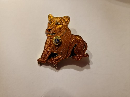 Enamel pin badge lions club - enamel,