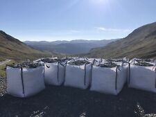 Decorative Aggregate WESTMORLAND GREEN SLATE CHIPPINGS approx 1000kg Bulk Bag