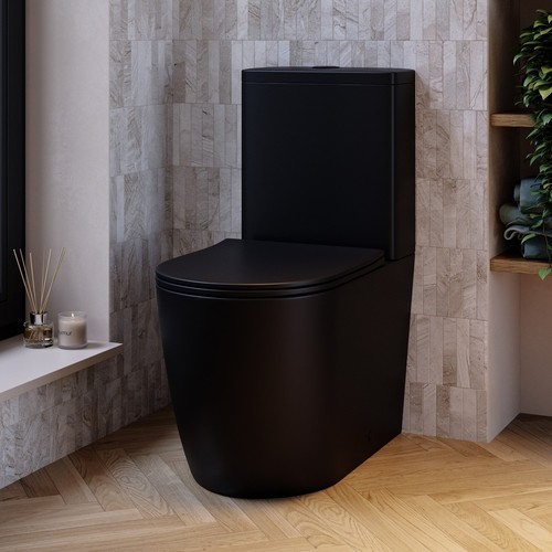 Matt black close coupled - black,