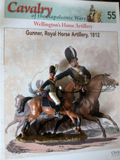 55 BOOKLET DEL PRADO CAVALRY NAPOLEONIC WARS - GUNNER ROYAL HORSE ARTILLERY 1811