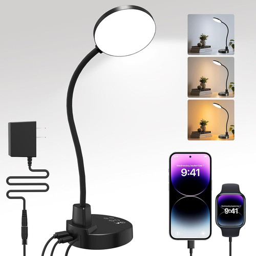 Led desk lamp with usb - lamp,