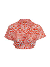 Missoni Mare Tied Front Top